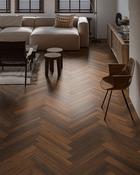 Herringbone Rustic Walnut 12mm AC-5 5G - Best Price Tiles