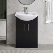 Luca 550mm Black Vanity Unit - Best Price Tiles