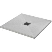 800x800 White Slate Shower Tray - Best Price Tiles