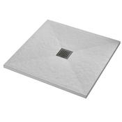 900x900 White Slate Shower Tray - Best Price Tiles