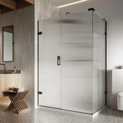 Wetroom Panel 1000mm Gun Metal Fluted - Best Price Tiles