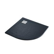 800x800 Quadrant Anthracite Slate Shower Tray - Best Price Tiles
