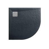 900x900 Quadrant Anthracite Slate Shower Tray - Best Price Tiles