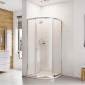 One Door Offset Quadrant Shower Enclosure 1200mm x 800mm Chrome - Best Price Tiles
