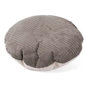 Flexforma Kids Round Floor Cushion Bean Bag 1-3 yr - Boucle &amp; Cord Graphite Grey image