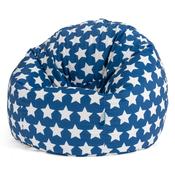 Classic Bean Bag Chair - Print Blue Star