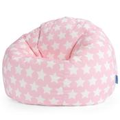 Classic Bean Bag Chair - Print Pink Star