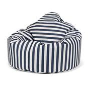 Archi Outdoor Bean Bag Chair - Stripe Navy Blue