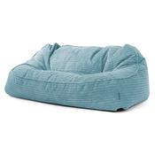 Sloucher Oversized Bean Bag Sofa - Cord Aegean Blue image