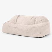 Sloucher Oversized Bean Bag Sofa - Cord Ivory image