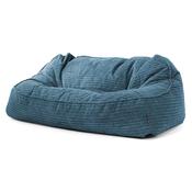 Sloucher Oversized Bean Bag Sofa - Cord Navy Blue image