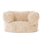 Albert Bean Bag Armchair - Ultra Plush Cord Cream image
