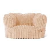 Albert Bean Bag Armchair - Ultra Plush Cord Peach image