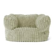 Albert Bean Bag Armchair - Ultra Plush Cord Sage Green