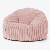 Classic Bean Bag Chair - Ultra Plush Cord Dusty Pink