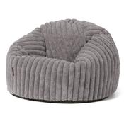 Classic Bean Bag Chair - Ultra Plush Cord Grey