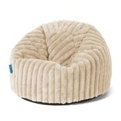 Classic Kids Bean Bag Chair 1-5 yr - Ultra Plush Cord Cream image