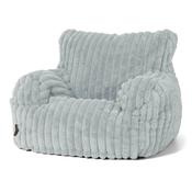 Josephine Bean Bag Armchair - Ultra Plush Cord Duck Egg Blue image
