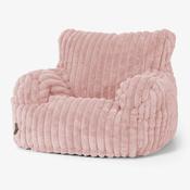 Josephine Bean Bag Armchair - Ultra Plush Cord Dusty Pink