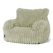 Josephine Bean Bag Armchair - Ultra Plush Cord Sage Green