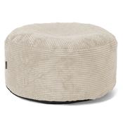 Large Round Footstool - Pom Pom Ivory image