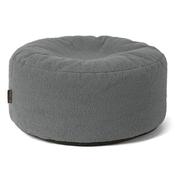 Large Round Pouffe - Boucle Grey image