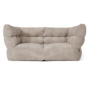 The 2 Seater Louis Sofa Bean Bag - Cord Mink