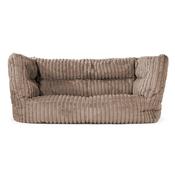 The 2 Seater Louis Sofa Bean Bag - Ultra Plush Cord Minky