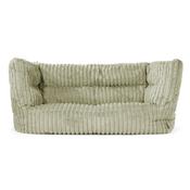 The 2 Seater Louis Sofa Bean Bag - Ultra Plush Cord Sage Green