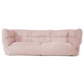 The 3 Seater Louis Sofa Bean Bag - Cord Blush Pink