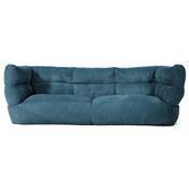 The 3 Seater Louis Sofa Bean Bag - Cord Navy Blue