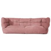 The 3 Seater Louis Sofa Bean Bag - Cord Peach