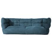 The 3 Seater Louis Sofa Bean Bag - Cord Teal Blue