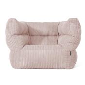 Louis Bean Bag Armchair - Cord Blush Pink