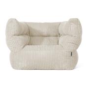 Louis Bean Bag Armchair - Cord Cream