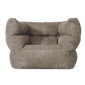 Louis Bean Bag Armchair - Cord Dovetail Grey image