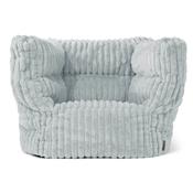 Louis Bean Bag Armchair - Ultra Plush Cord Duck Egg Blue