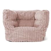 Louis Bean Bag Armchair - Ultra Plush Cord Dusty Pink
