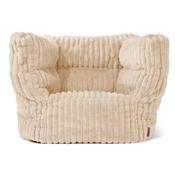 Louis Bean Bag Armchair - Ultra Plush Cord Peach
