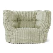 Louis Bean Bag Armchair - Ultra Plush Cord Sage Green