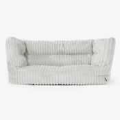 The 2 Seater Louis Sofa Bean Bag - Ultra Plush Cord Sage Green