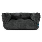 Albert Kids Sofa Bean Bag 2-6 yr - Pom Pom Black image