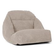 Aya Japanese Style Low Bean Bag Chair - Cord Mink image