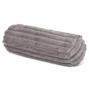 Bolster Scatter Cushion Cover 20 x 55cm - Ultra Plush Cord Grey image