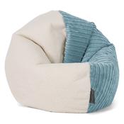 Flexforma Kids Bean Bag Chair for Toddlers 1-3 yr - Boucle &amp; Cord Aegean Blue image