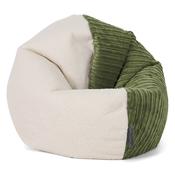 Flexforma Kids Bean Bag Chair for Toddlers 1-3 yr - Boucle &amp; Cord Forest Green image