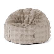 Classic Bean Bag Chair - Bubble Faux Fur Mink image