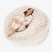 Mega Mammoth Bean Bag Sofa Replacement Cover - Bubble Faux Fur image
