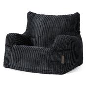 Josephine Bean Bag Armchair - Cord Black