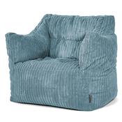 Victor Bean Bag Armchair - Cord Aegean Blue